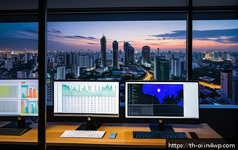인과관계 추론 훈련을 위한 최적화 기법 - A detailed modern data scientist’s workspace in Bangkok, Thailand, featuring multiple high-resolutio...